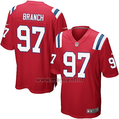 Maglia NFL Game New England Patriots Branch Rosso
